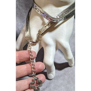 Silver Inspirational Cross Wrap Bracelet
